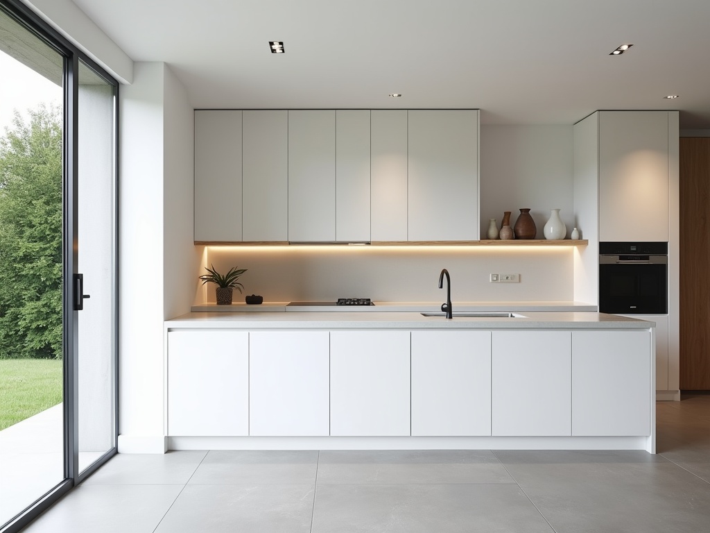 Cozinha minimalista handleless — Sintra